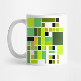 Natural colours  - geometric linear abstract Mug